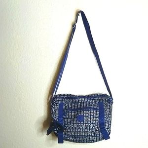 Kipling Blue and White Crossbody Bag